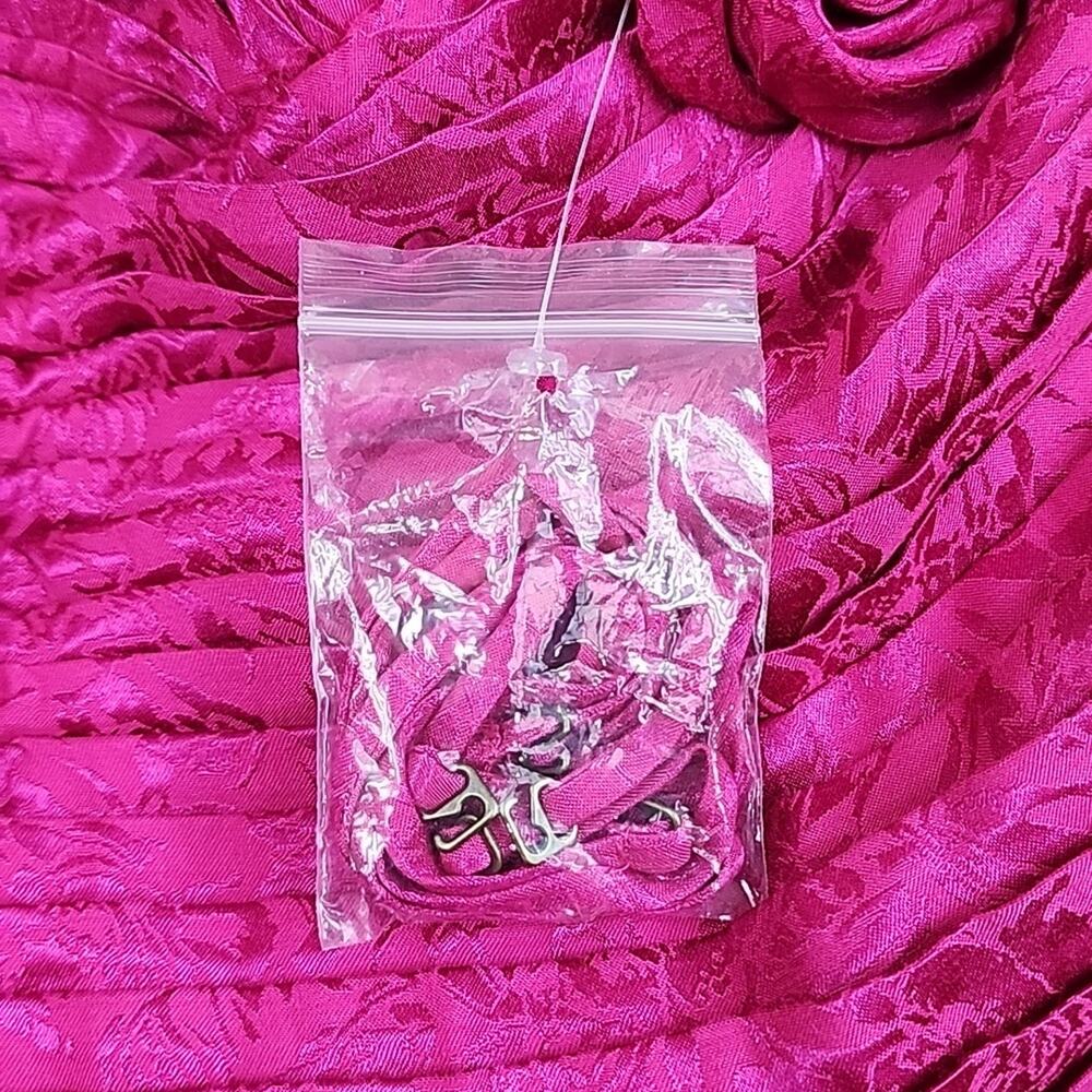 NWT $298 Free People Shimmering Silky Size 10 Pink Rose Dress - Picture 4 of 8